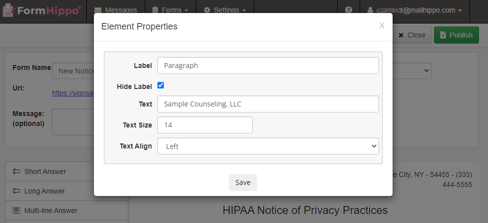HIPAA Compliant Forms | HIPAA Compliance Forms | 123FormBuilder