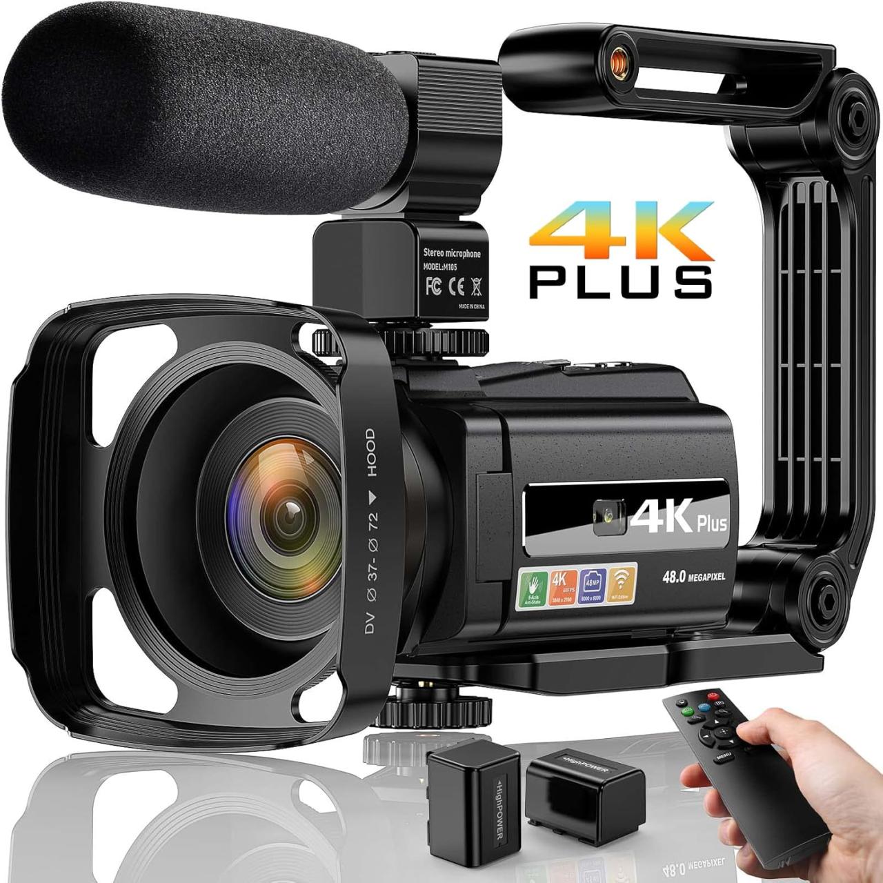 Videocámara 4K Ultra HD 48MP,WiFi IR Visión Nocturna Camara Video,Zoom ... Videocámara 4K Ultra HD 48MP,WiFi IR Visión Nocturna Camara Video,Zoom ...