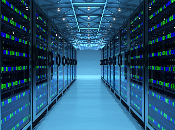 1920x1080px | free download | HD wallpaper: Servers Room, black locker ...