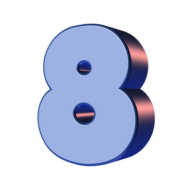 Free vector graphic: Number, 8, Eight, Rounded - Free Image on Pixabay ...